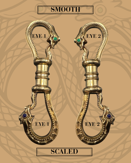 Ouroboros Double Snake Clip