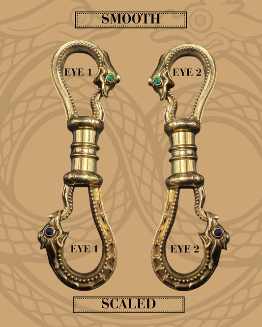 Ouroboros Double Snake Clip