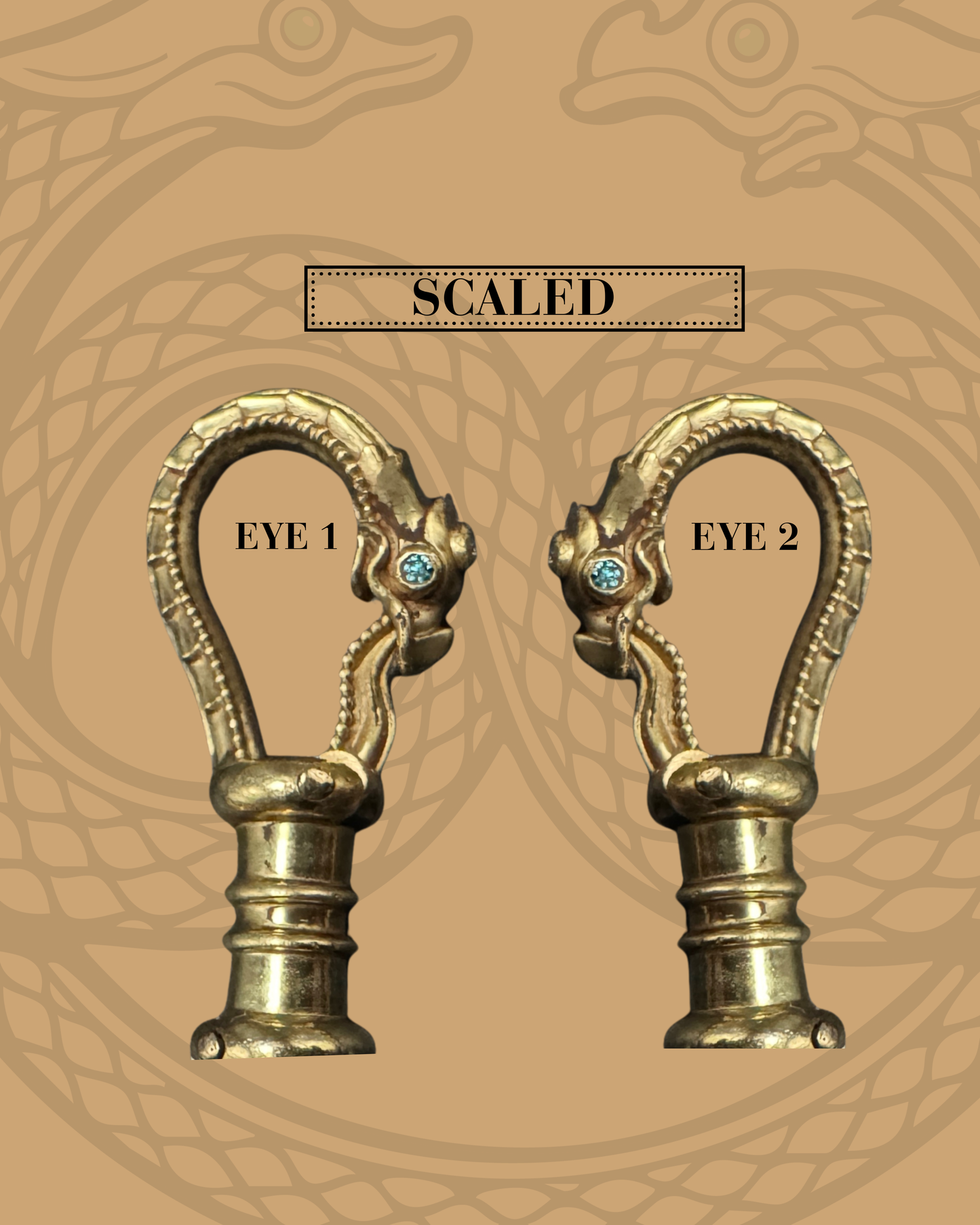 Ouroboros Double Snake Clip