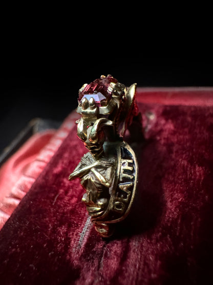 "In Death Never Part" Ring