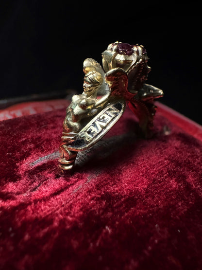 "In Death Never Part" Ring