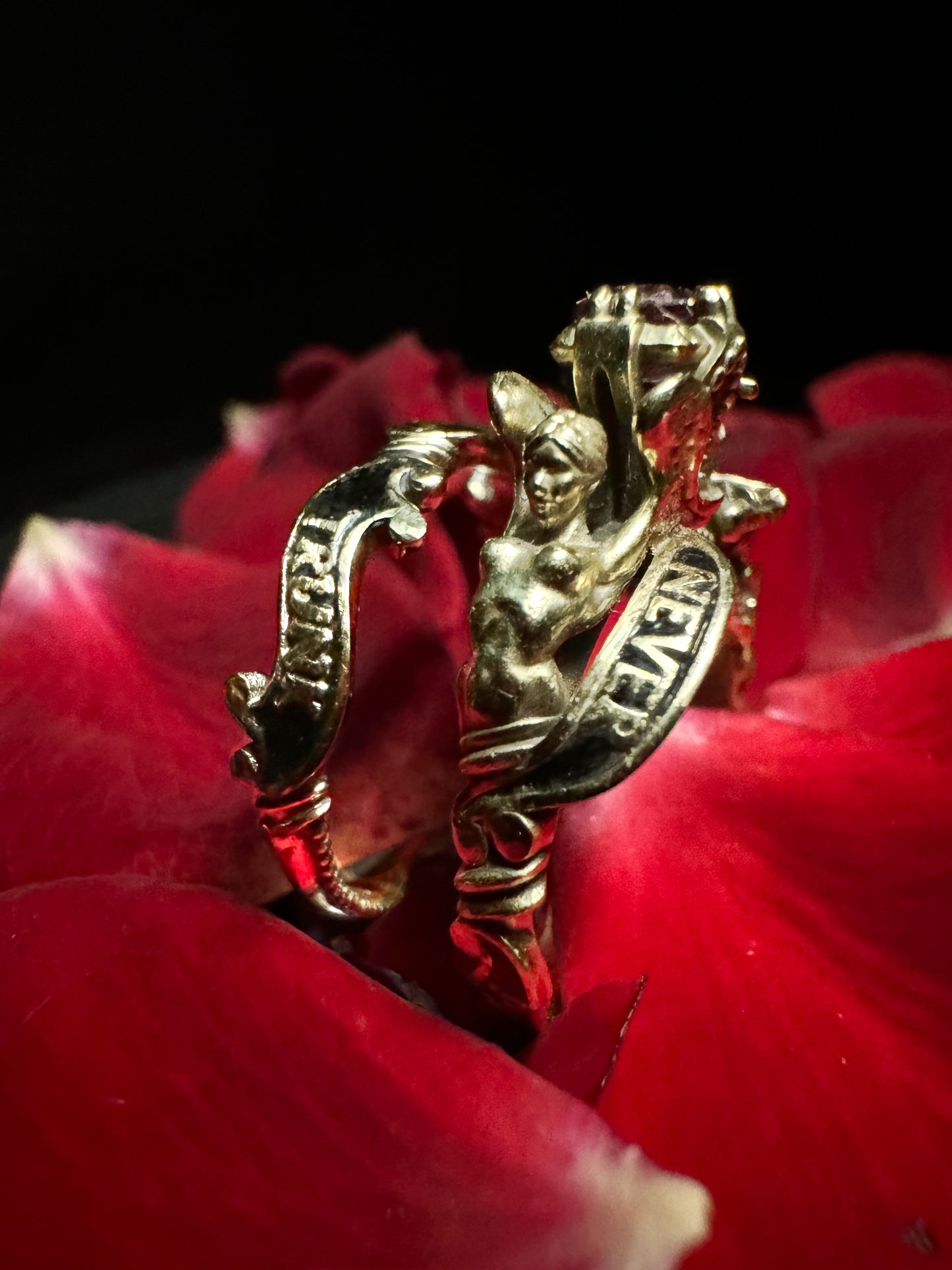 "In Death Never Part" Ring