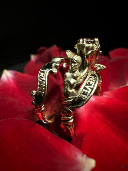 "In Death Never Part" Ring