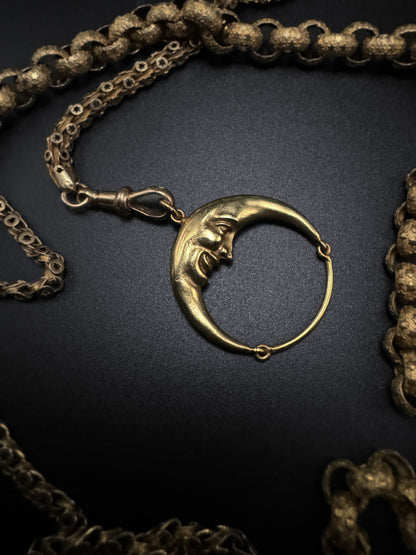The Original Man in the Moon Pendant