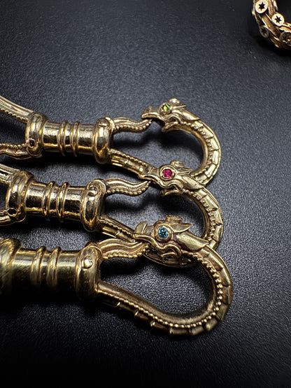 Ouroboros Double Snake Clip