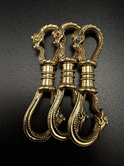 Ouroboros Double Snake Clip