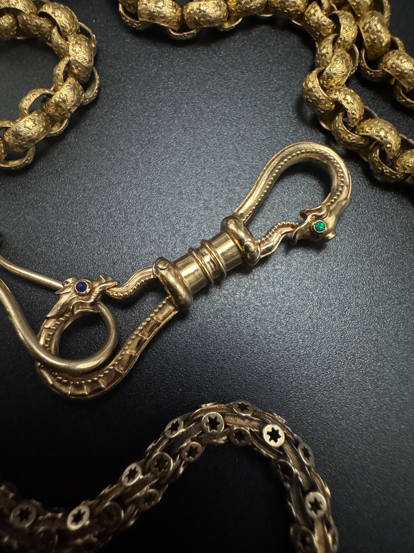 Ouroboros Double Snake Clip