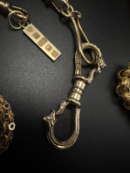 Ouroboros Double Snake Clip