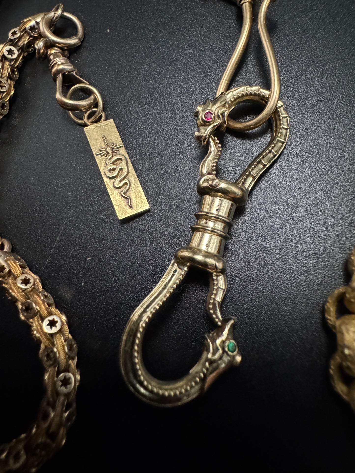 Ouroboros Double Snake Clip