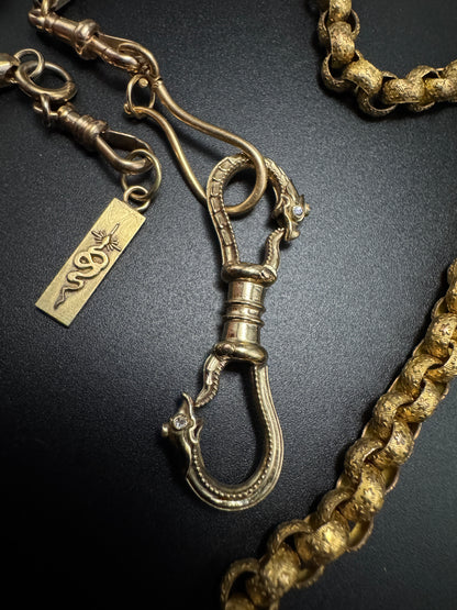 Ouroboros Double Snake Clip