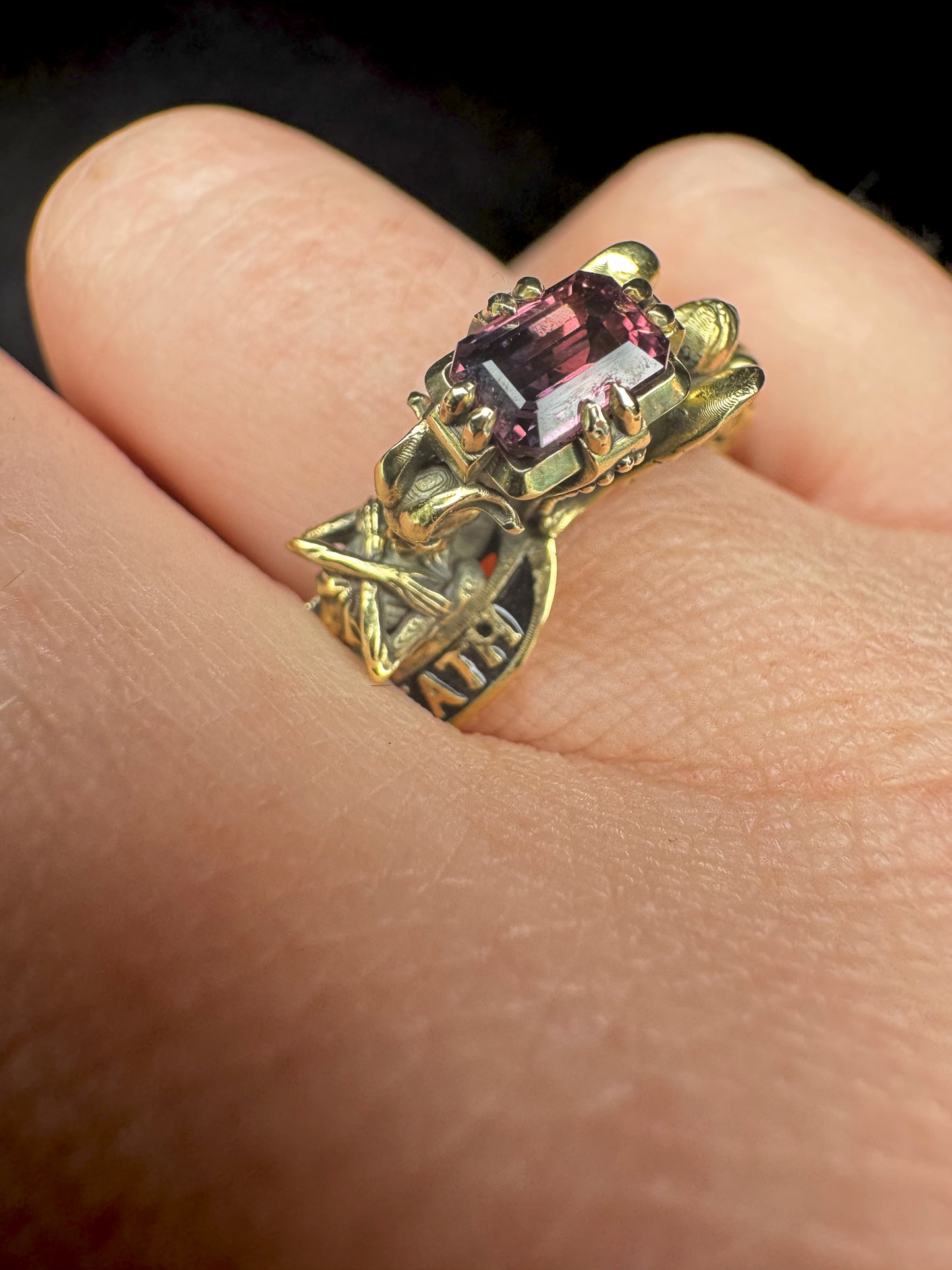 "In Death Never Part" Ring