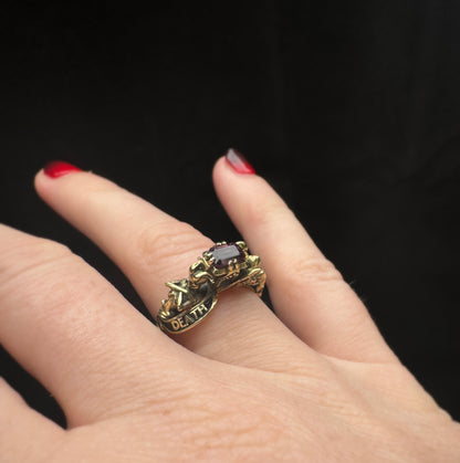 "In Death Never Part" Ring