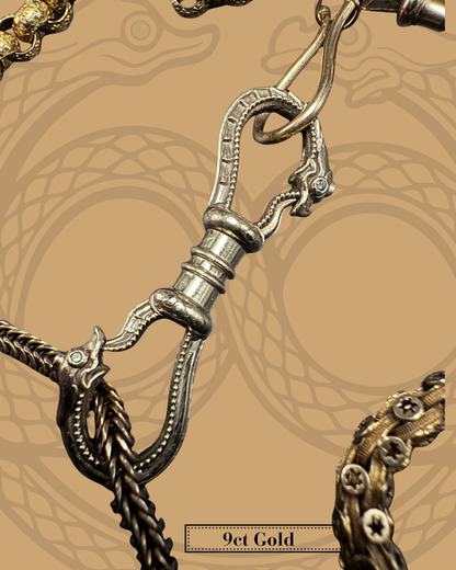 Ouroboros Double Snake Clip